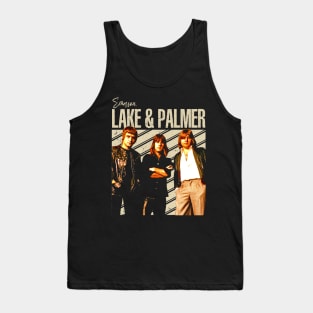 ELP Beyond the Vinyl Emerson Palmer Band-Inspired Threads, Prog Rock Echoes in Every Stitch Tank Top